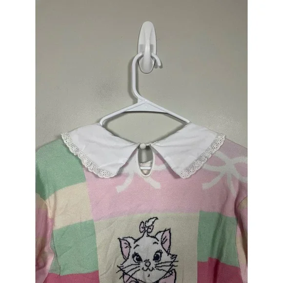 NWT BoxLunch Disney Aristocrats Marie Cat Sweater Size Medium Coquette Quirky - Picture 6 of 10